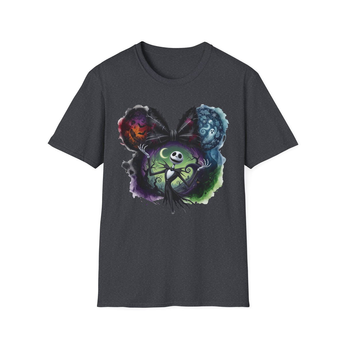 TNBC - Jack Skellington's Pumpkin King Vignette Unisex Graphic Tee