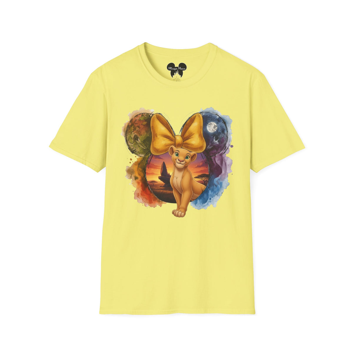 Lion King - Nala's Gold Sunset Vignette Unisex Graphic Tee