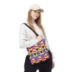 Checkerboard Mickey Hands Tote Bag