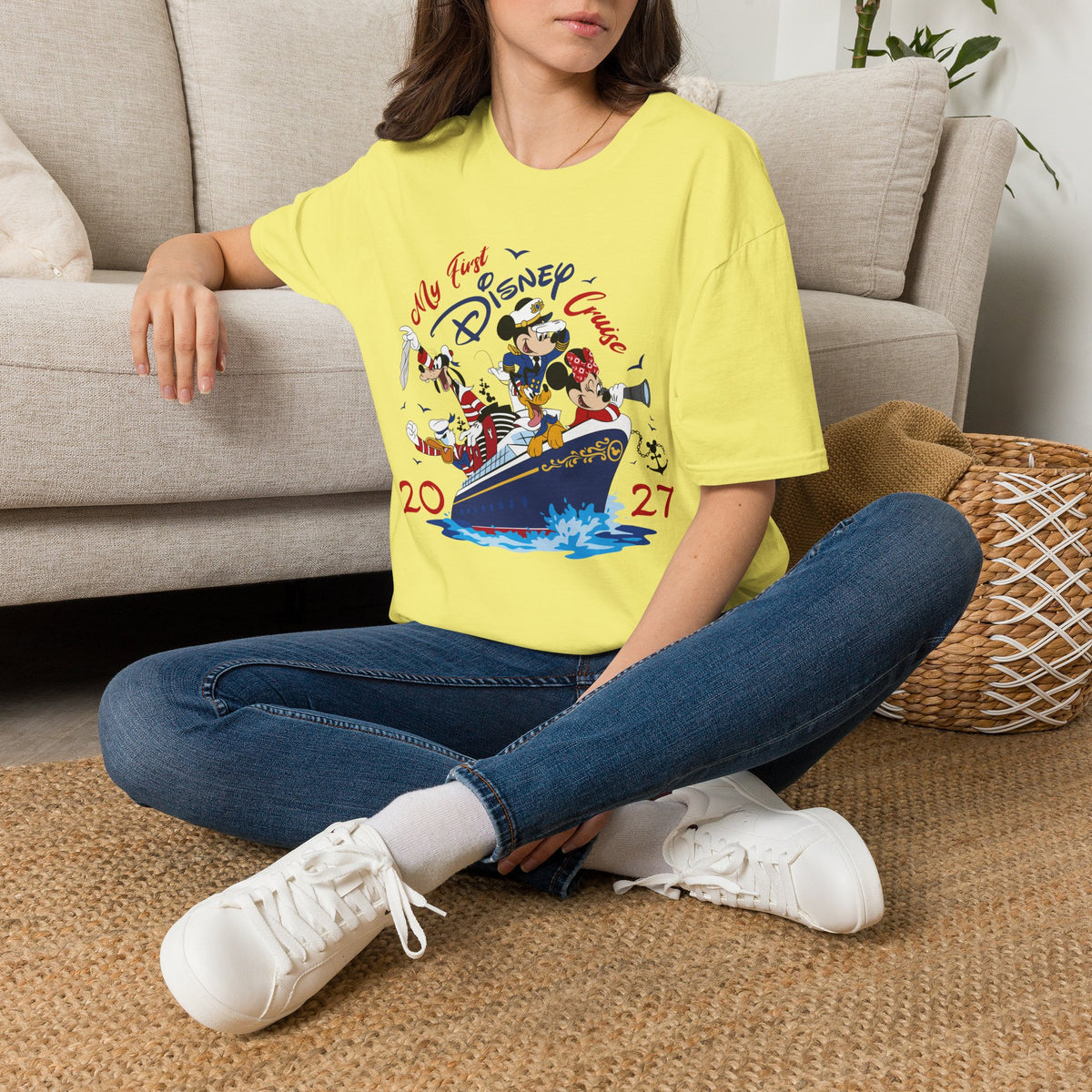 Disney 2027 My First Disney Cruise Unisex Graphic Tee Shirt
