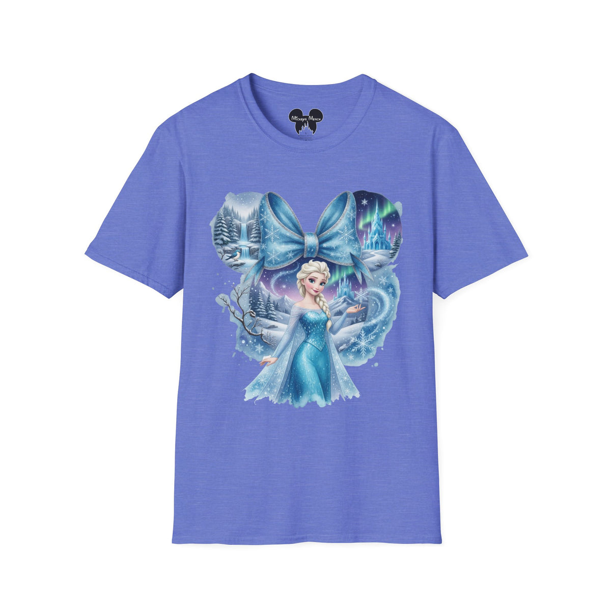 Disney Princess - Elsa's Frozen Ice Castle Vignette Unisex Graphic Tee