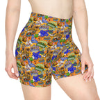 Four Parks Ride Collage Bike Shorts