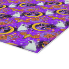 Figment on the Moon Purple Glass Cutting Board