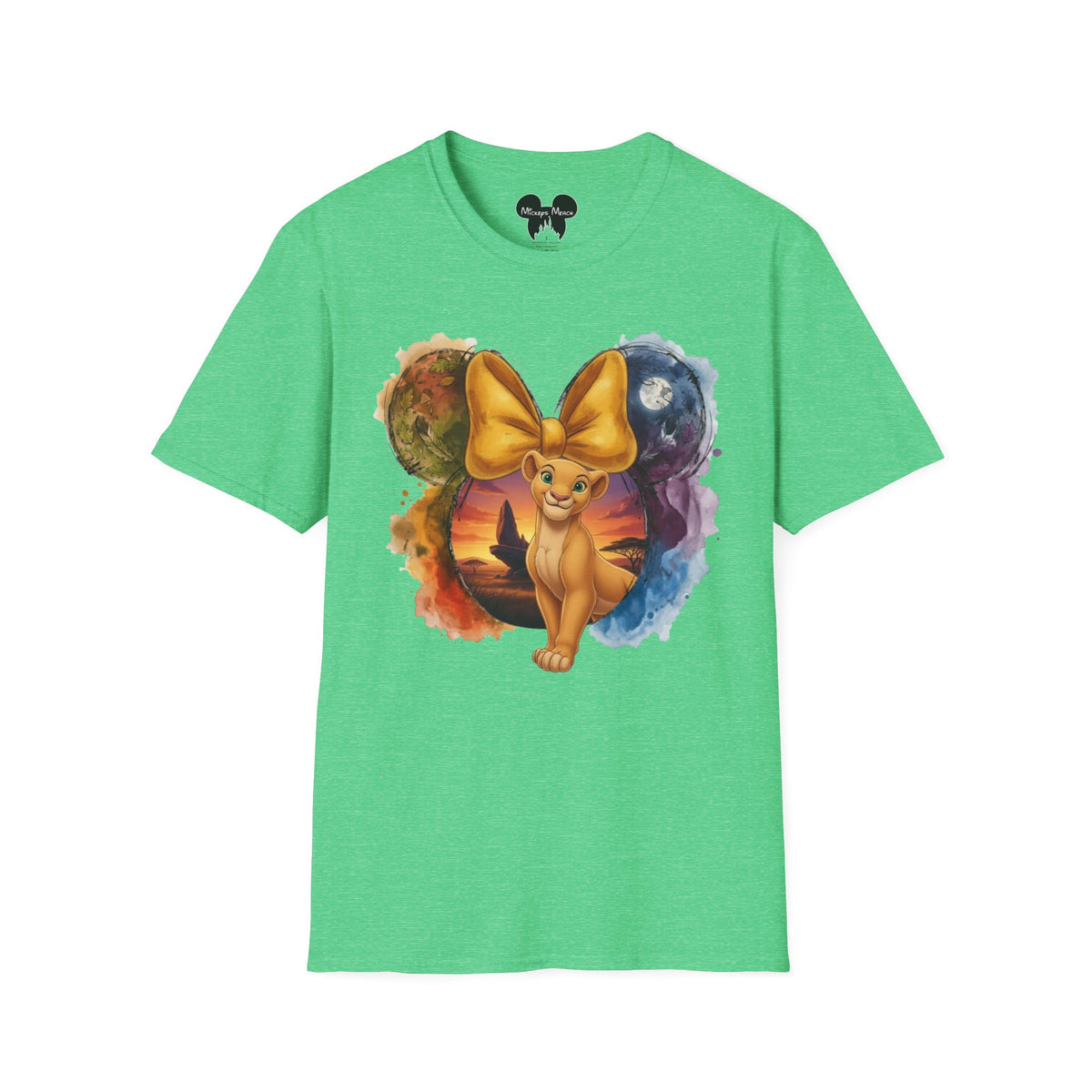 Lion King - Nala's Gold Sunset Vignette Unisex Graphic Tee