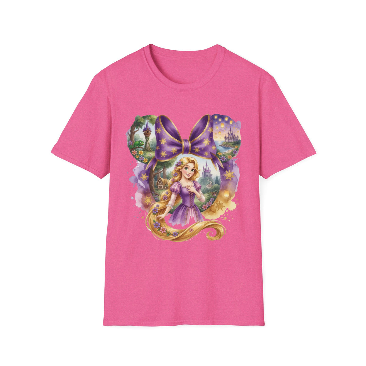 Disney Princess - Rapunzel's Floating Lanterns Vignette Unisex Graphic Tee