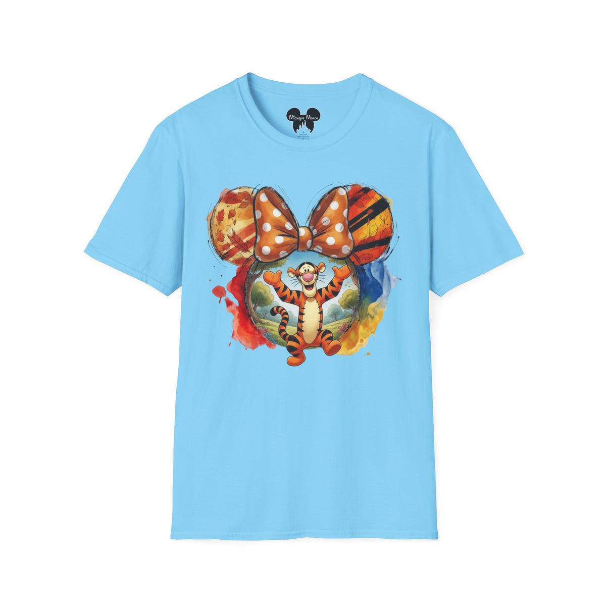 Winnie the Pooh - Tigger's Bouncy Autumn Vignette Unisex Graphic Tee