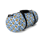 Blue Checkerboard Donald Travel Duffel Bag