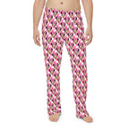 Pink Checkerboard Minnie Men's Pajama Pants