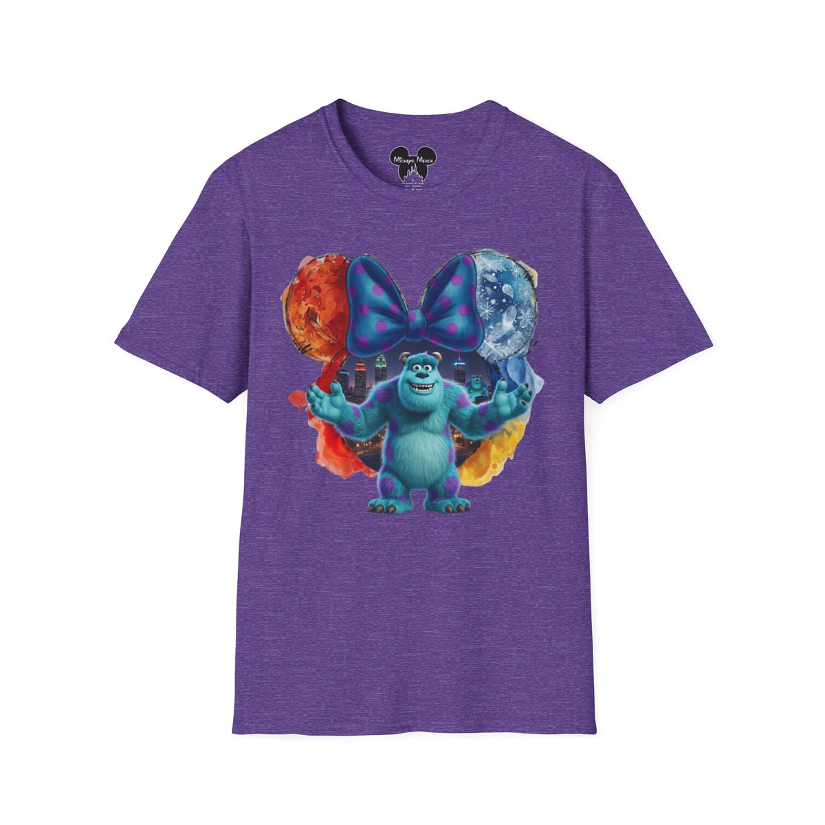 Monsters Inc - Sulley's Monstropolis Vignette Unisex Graphic Tee