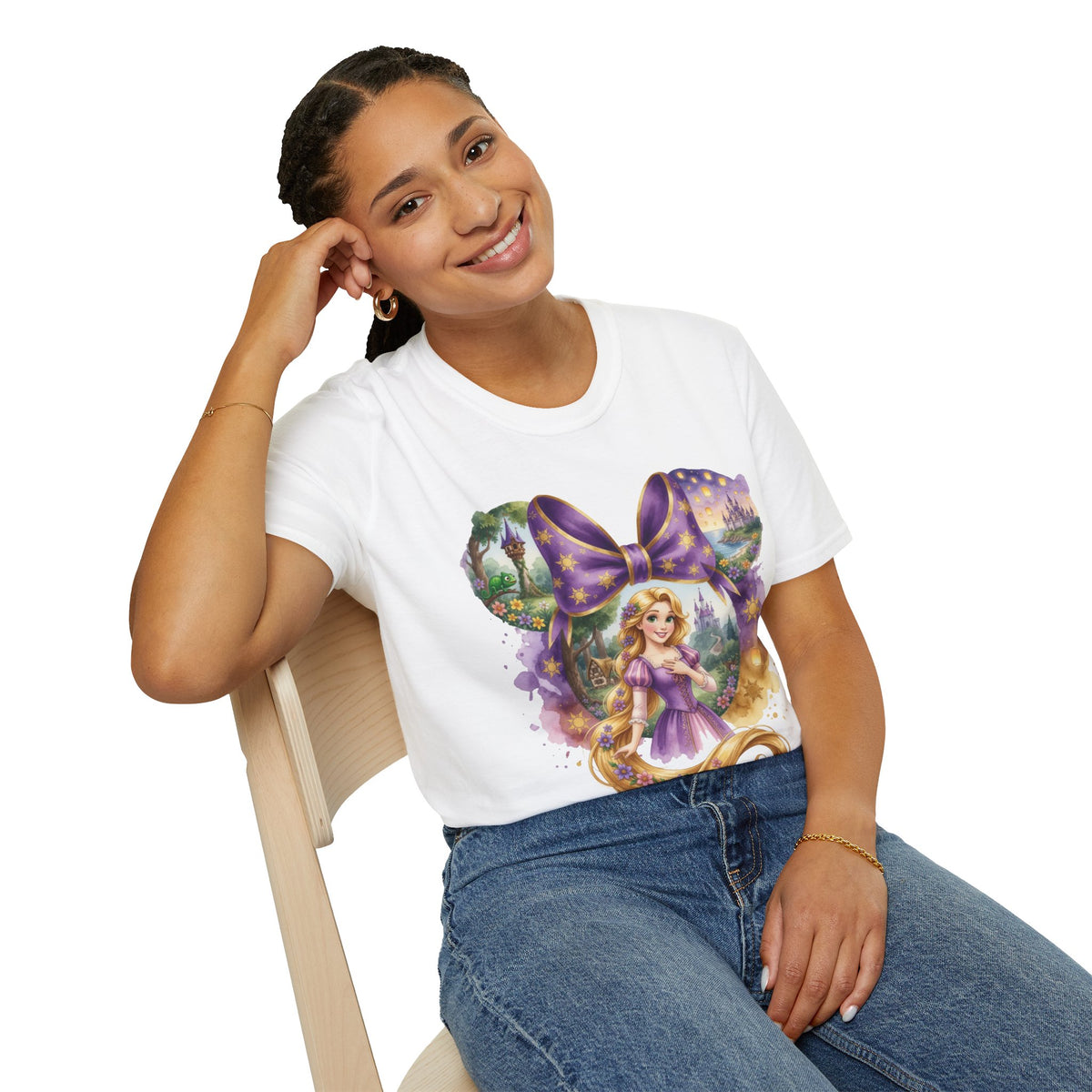 Disney Princess - Rapunzel's Floating Lanterns Vignette Unisex Graphic Tee