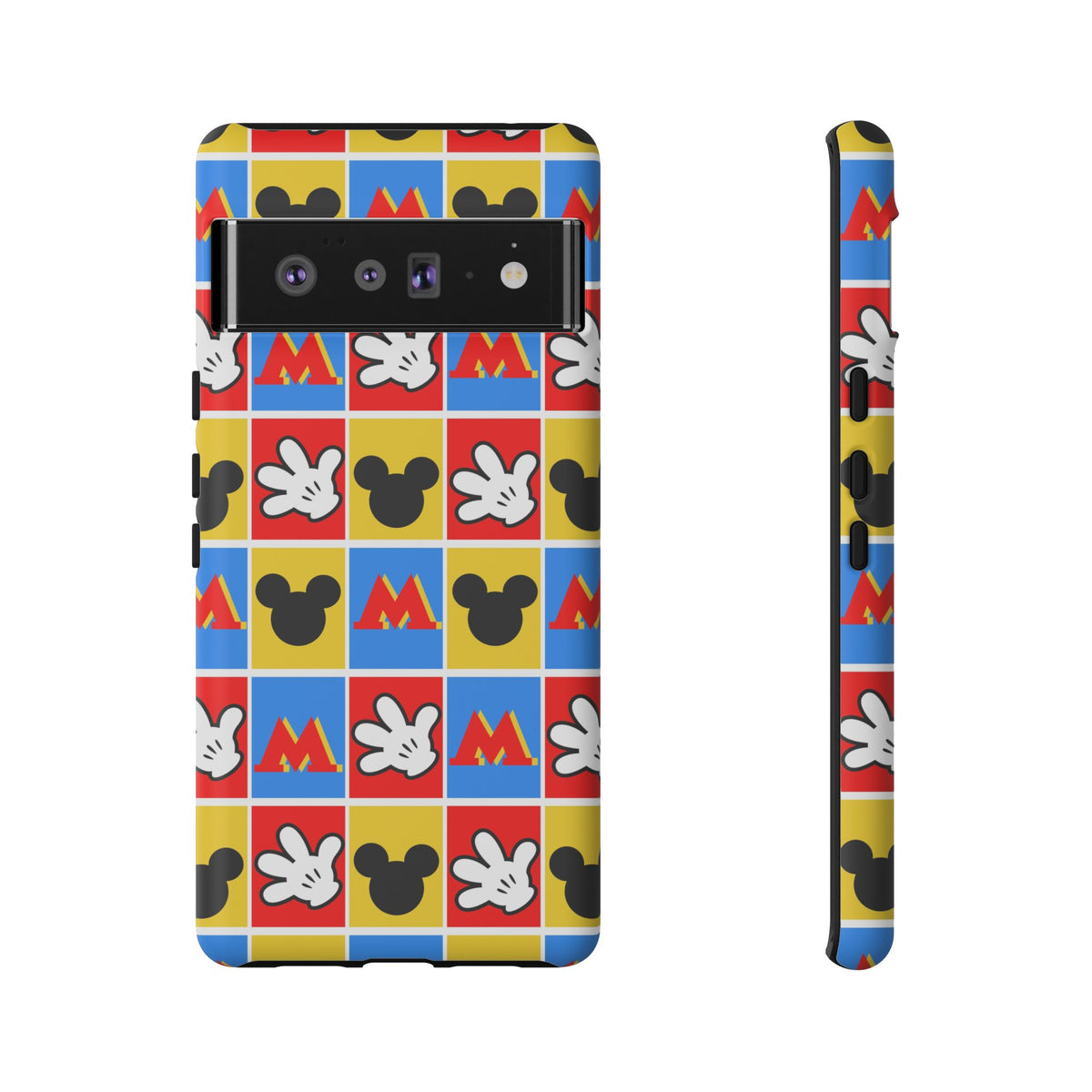 Checkerboard Mickey Hands Resort Ready Cell Phone Tech Case