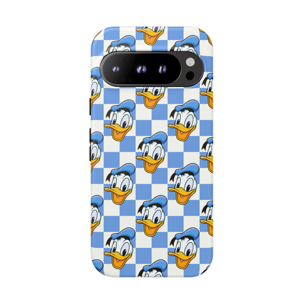 Blue Checkerboard Donald Resort Ready Cell Phone Tech Case