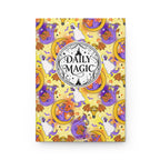 Figment on the Moon Yellow Daily Magic Matte Hardcover Journal