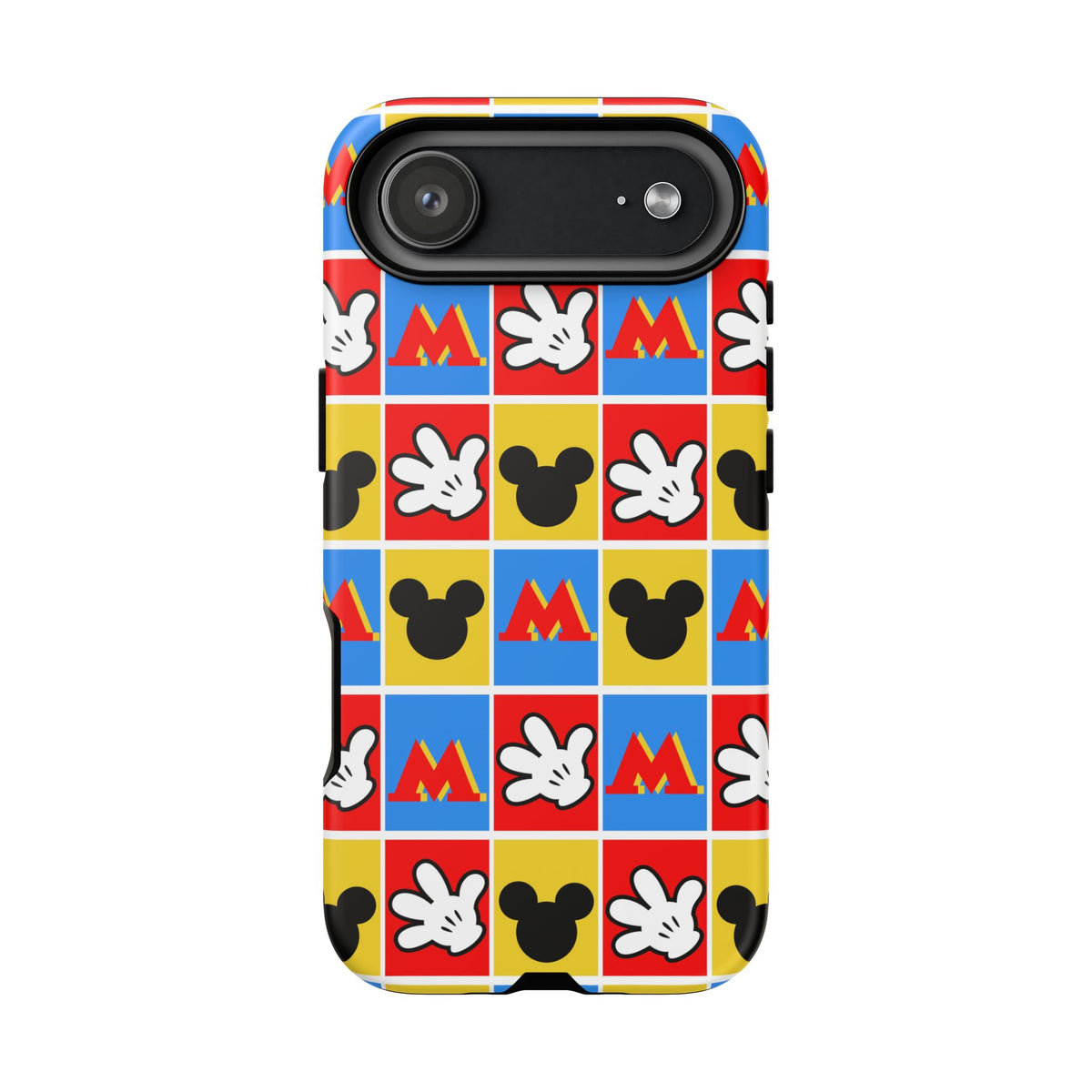 Checkerboard Mickey Hands Resort Ready Cell Phone Tech Case