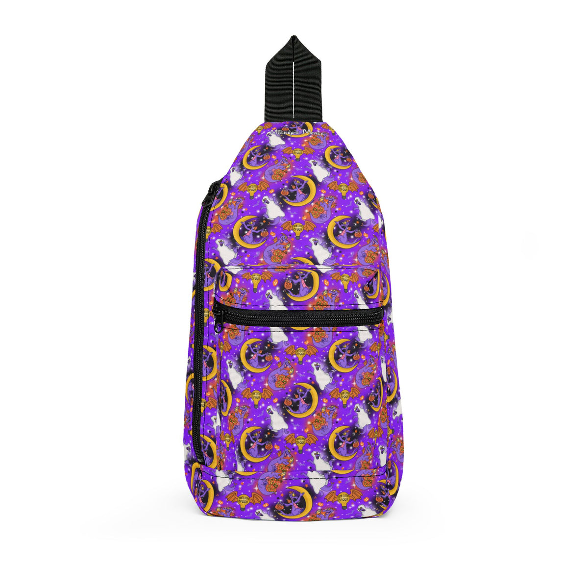 Figment on the Moon Purple Crossbody Sling Bag