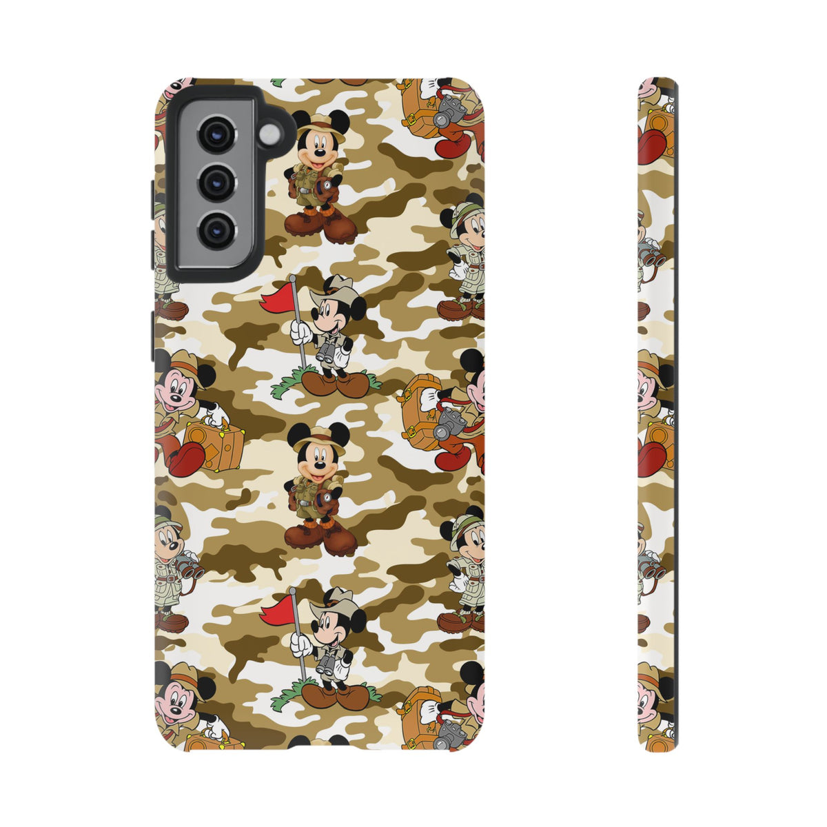 Jungle Camo Mickey Resort Ready Cell Phone Tech Case
