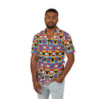 Checkerboard Mickey Hands Hawaiian Shirt