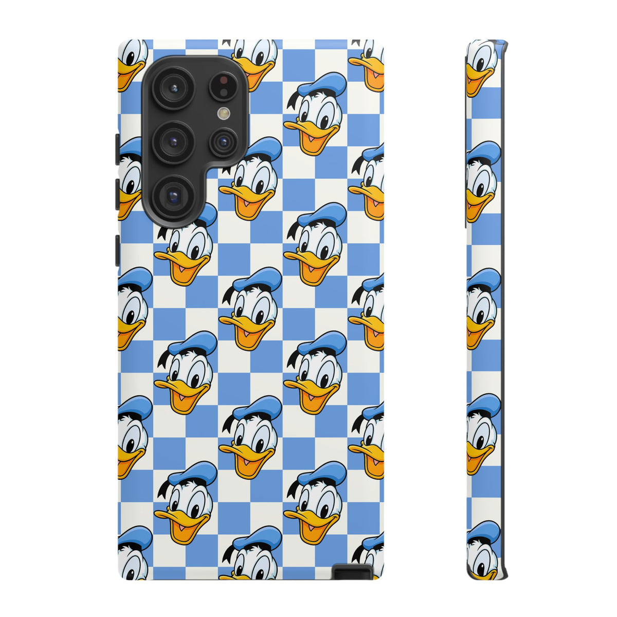 Blue Checkerboard Donald Resort Ready Cell Phone Tech Case