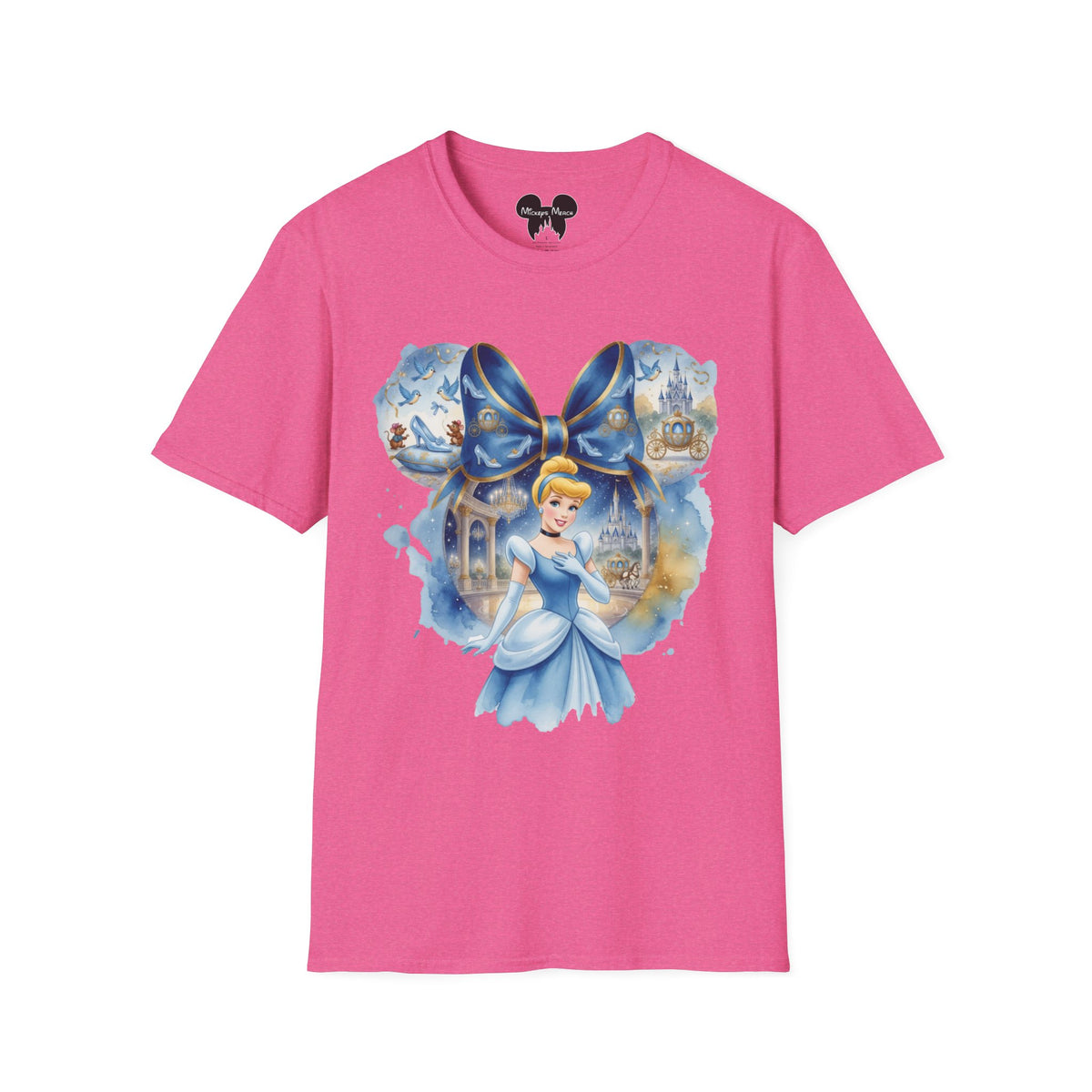Disney Princess - Cinderella's Midnight Glass Slipper Vignette Unisex Graphic Tee
