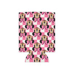 Pink Checkerboard Minnie Can Cooler Drink Koozie
