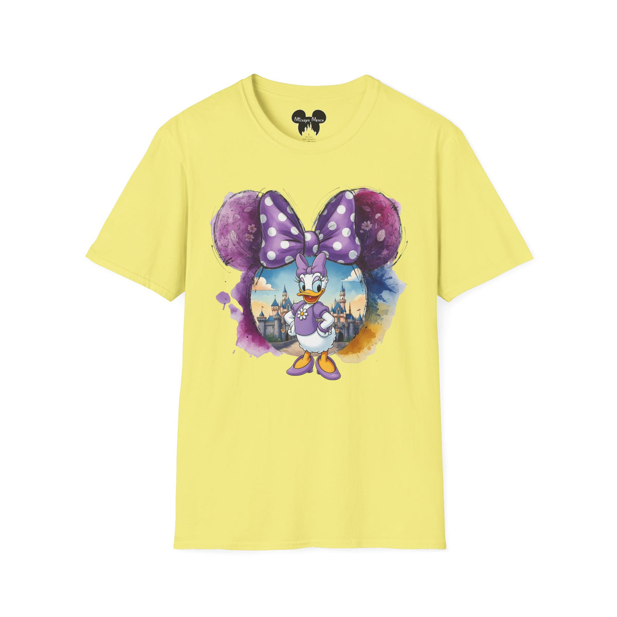 Sensational Six - Daisy's Purple Polka Dot Castle Vignette Unisex Graphic Tee