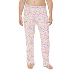 Character Autographs on Pink Men's Pajama Pants