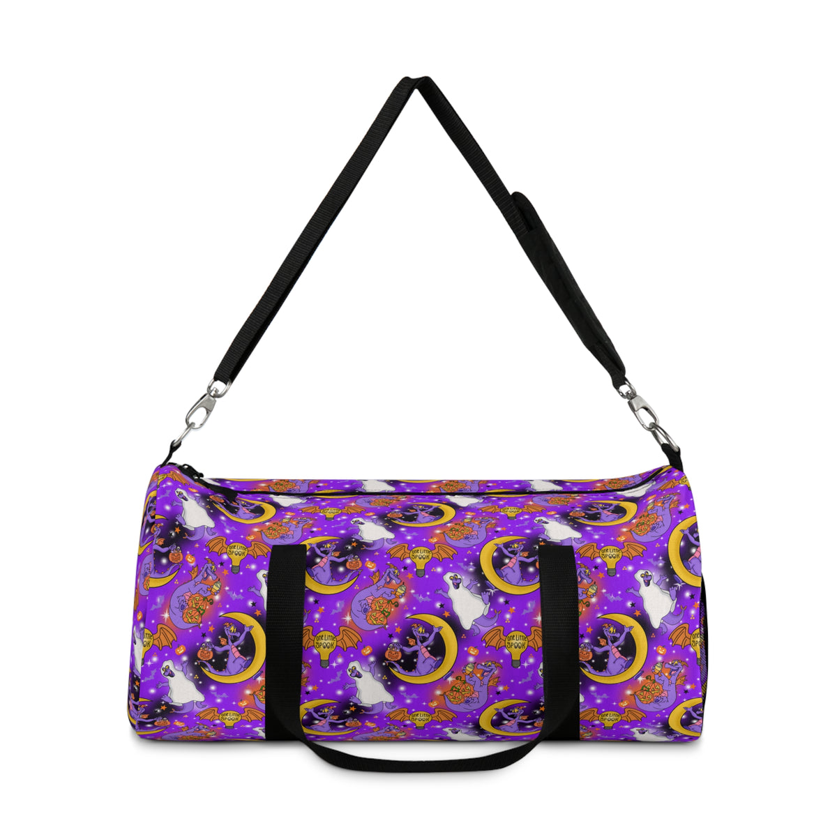 Figment on the Moon Purple Travel Duffel Bag