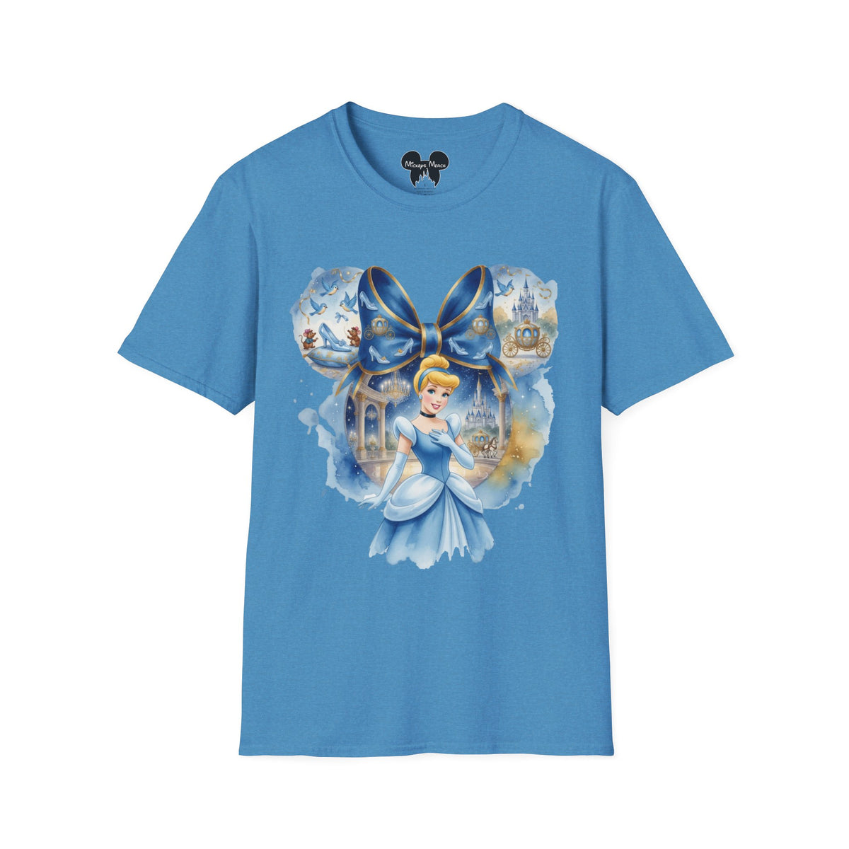 Disney Princess - Cinderella's Midnight Glass Slipper Vignette Unisex Graphic Tee