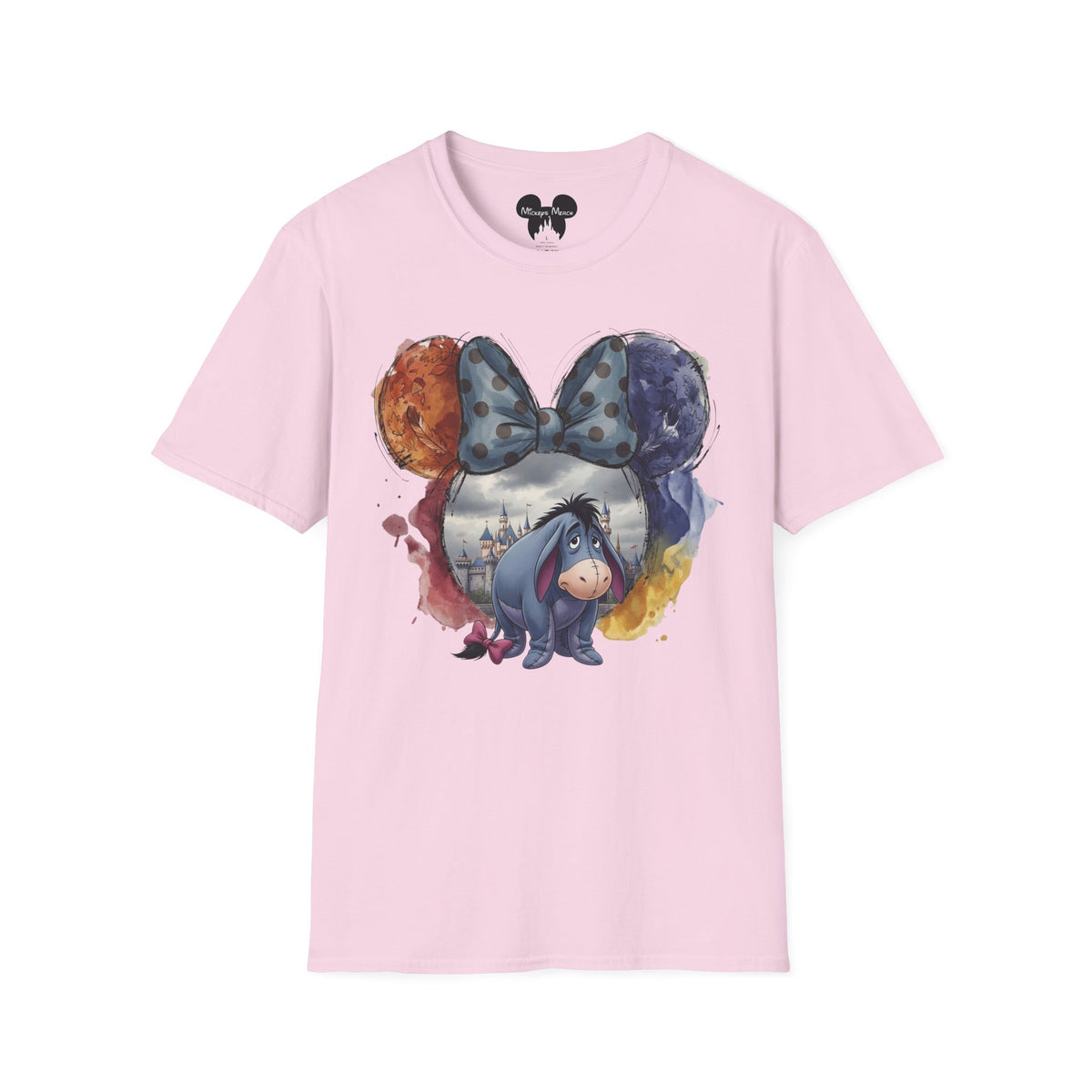 Winnie the Pooh - Eeyore's Polka Dot Bow Vignette Unisex Graphic Tee