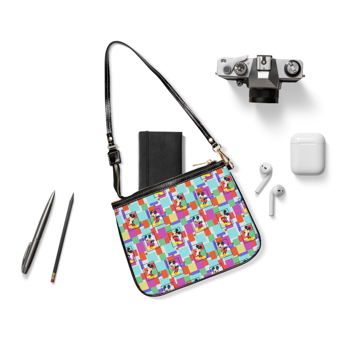 Colorblock Mickey Small Shoulder Bag