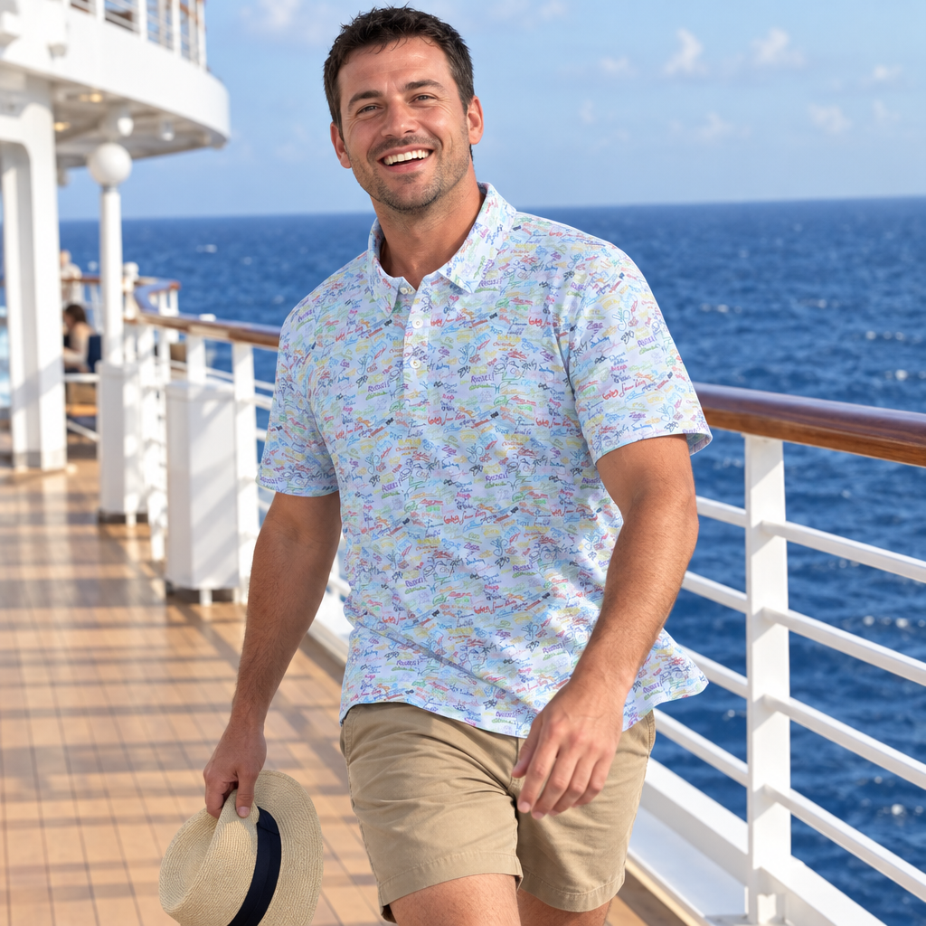 4. Cruise deck walking candid