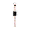 Character Autographs on Pink Whimsical Watch Band - Apple