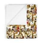 Jungle Camo Mickey Happily Ever After Baby Blanket