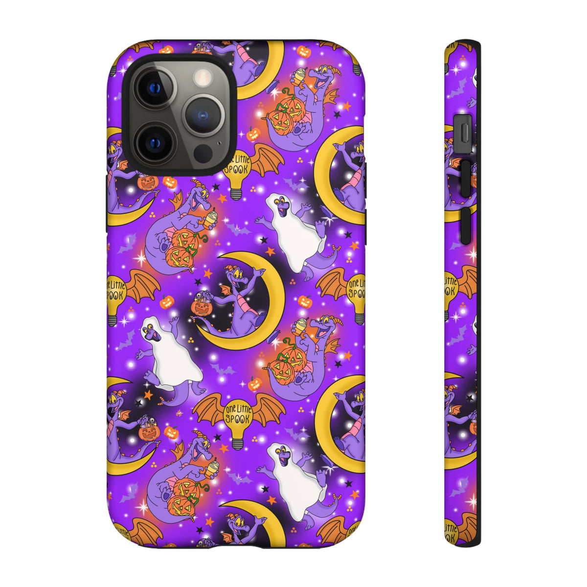 Figment on the Moon Purple Resort Ready Cell Phone Tech Case