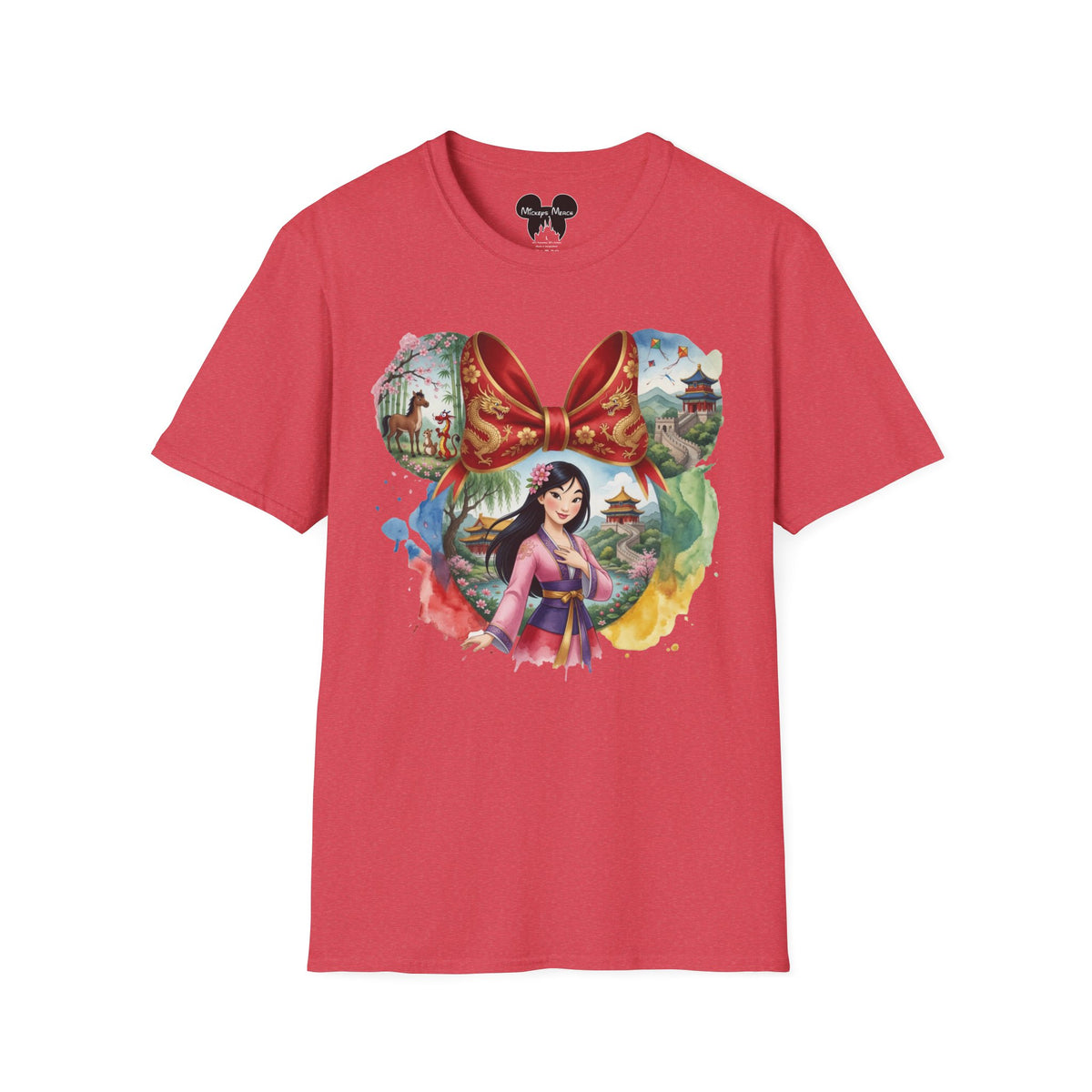 Disney Princess - Mulan's Imperial Blossom Vignette Unisex Graphic Tee