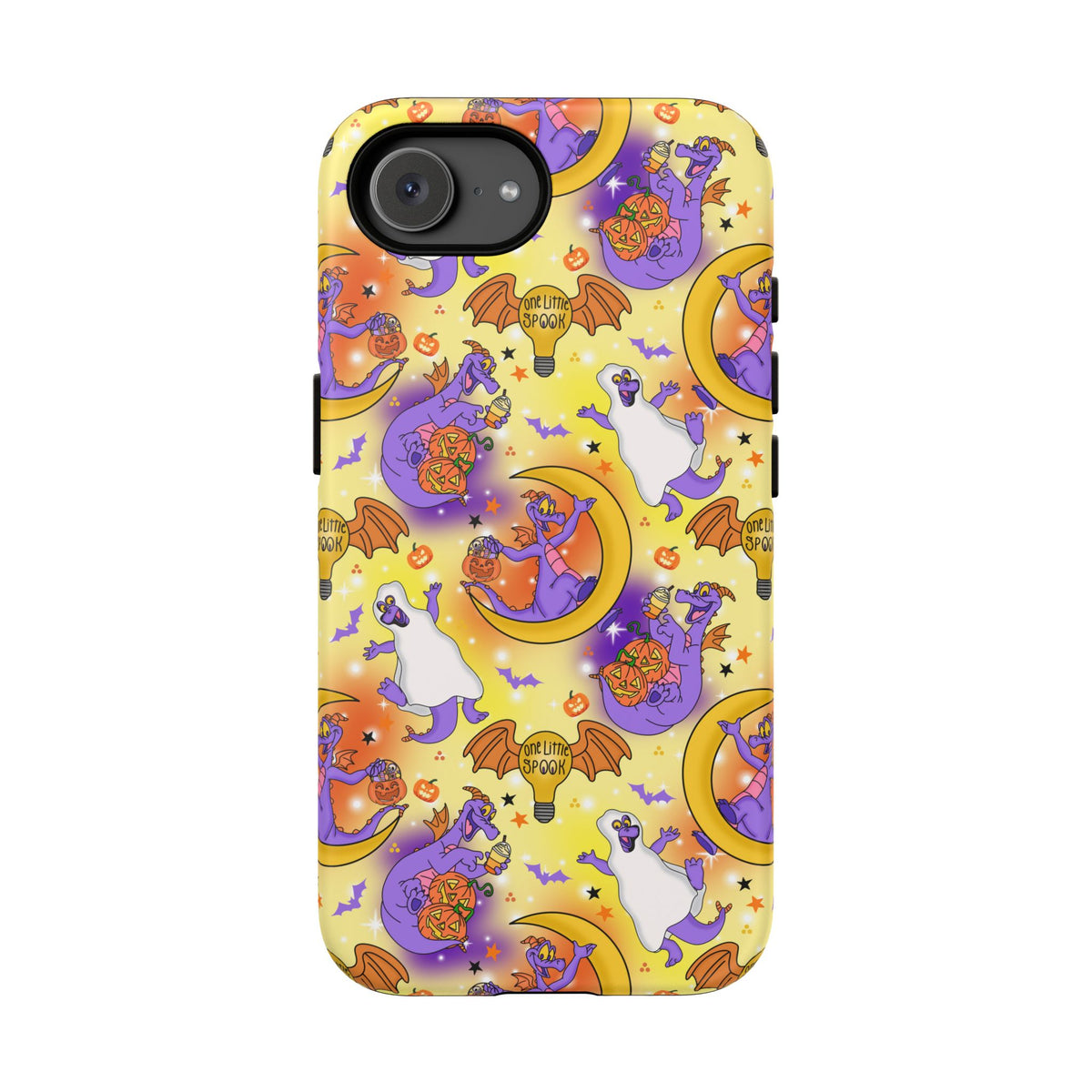 Figment on the Moon Yellow Resort Ready Cell Phone Tech Case