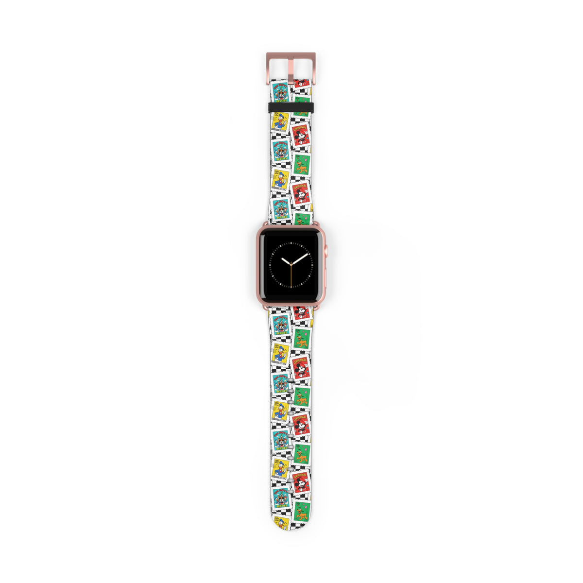 Mickey Stamps Whimsical Watch Band - Apple