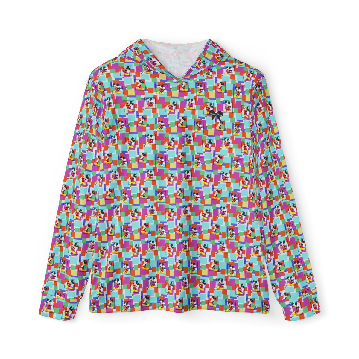 Colorblock Mickey Hooded Sun Shirt