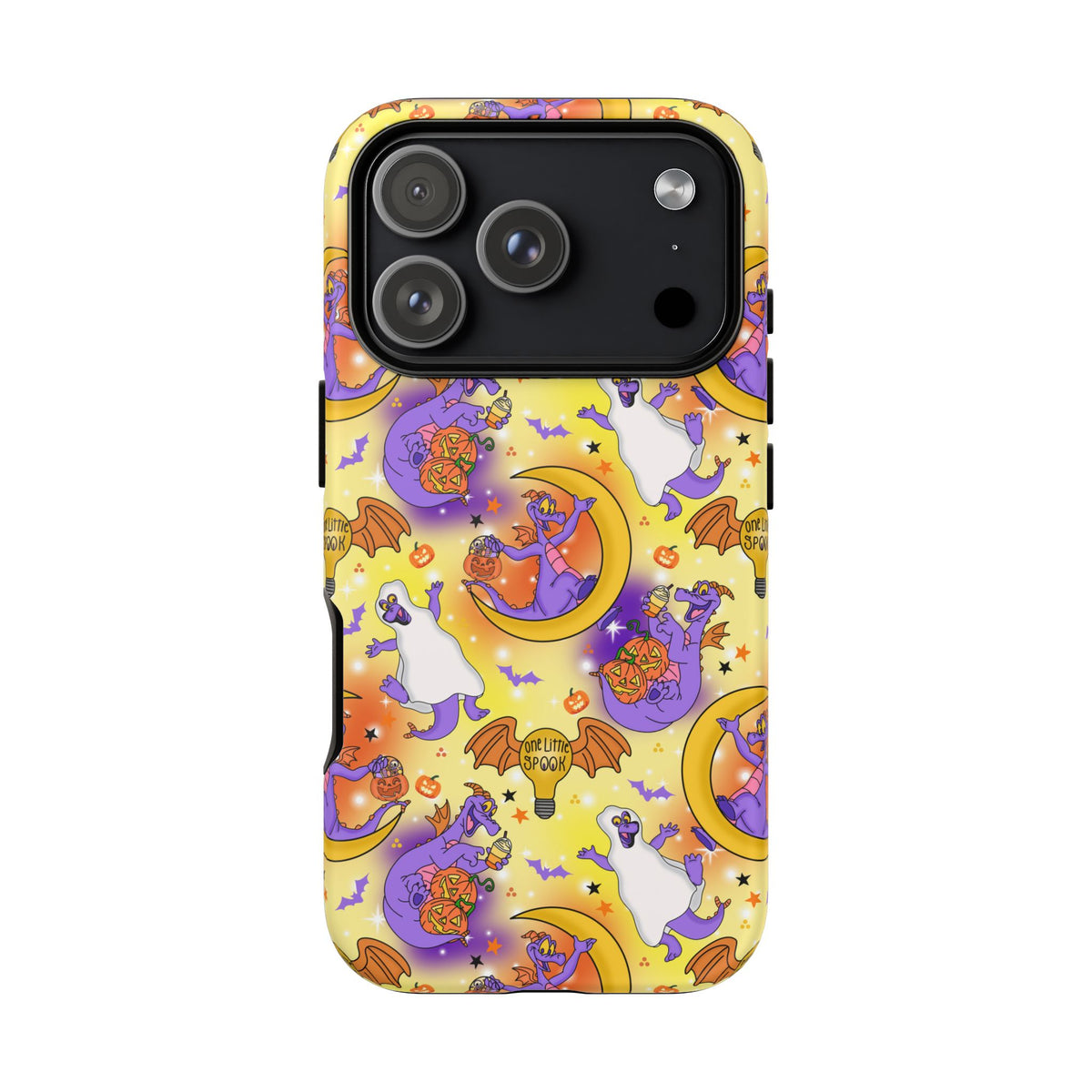 Figment on the Moon Yellow Resort Ready Cell Phone Tech Case
