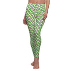 Green Checkerboard Goofy Leggings