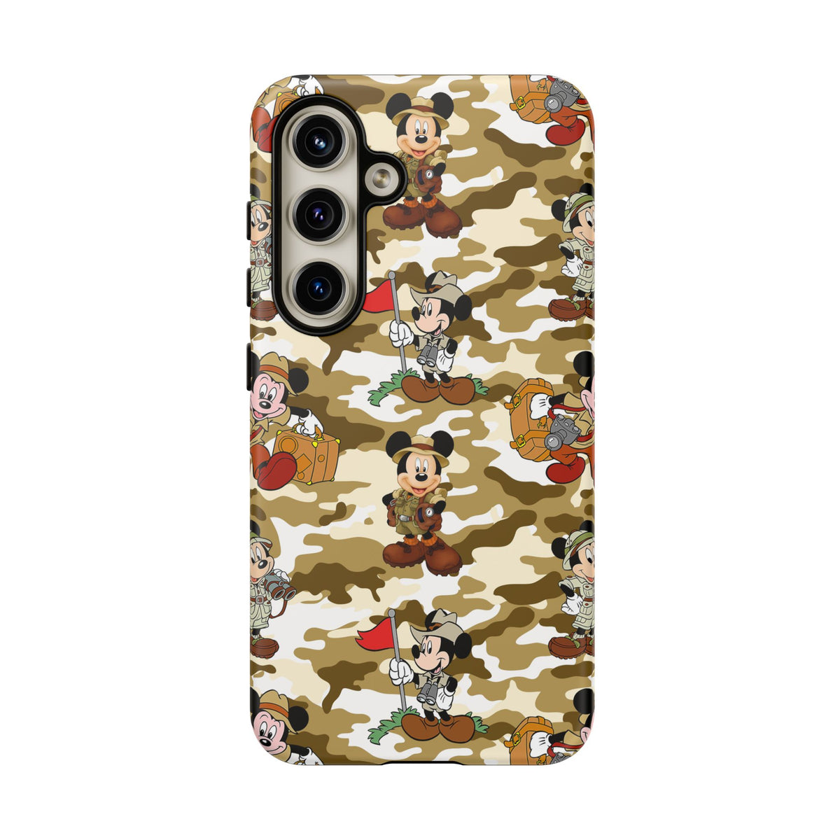 Jungle Camo Mickey Resort Ready Cell Phone Tech Case