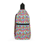 Colorblock Mickey Crossbody Sling Bag