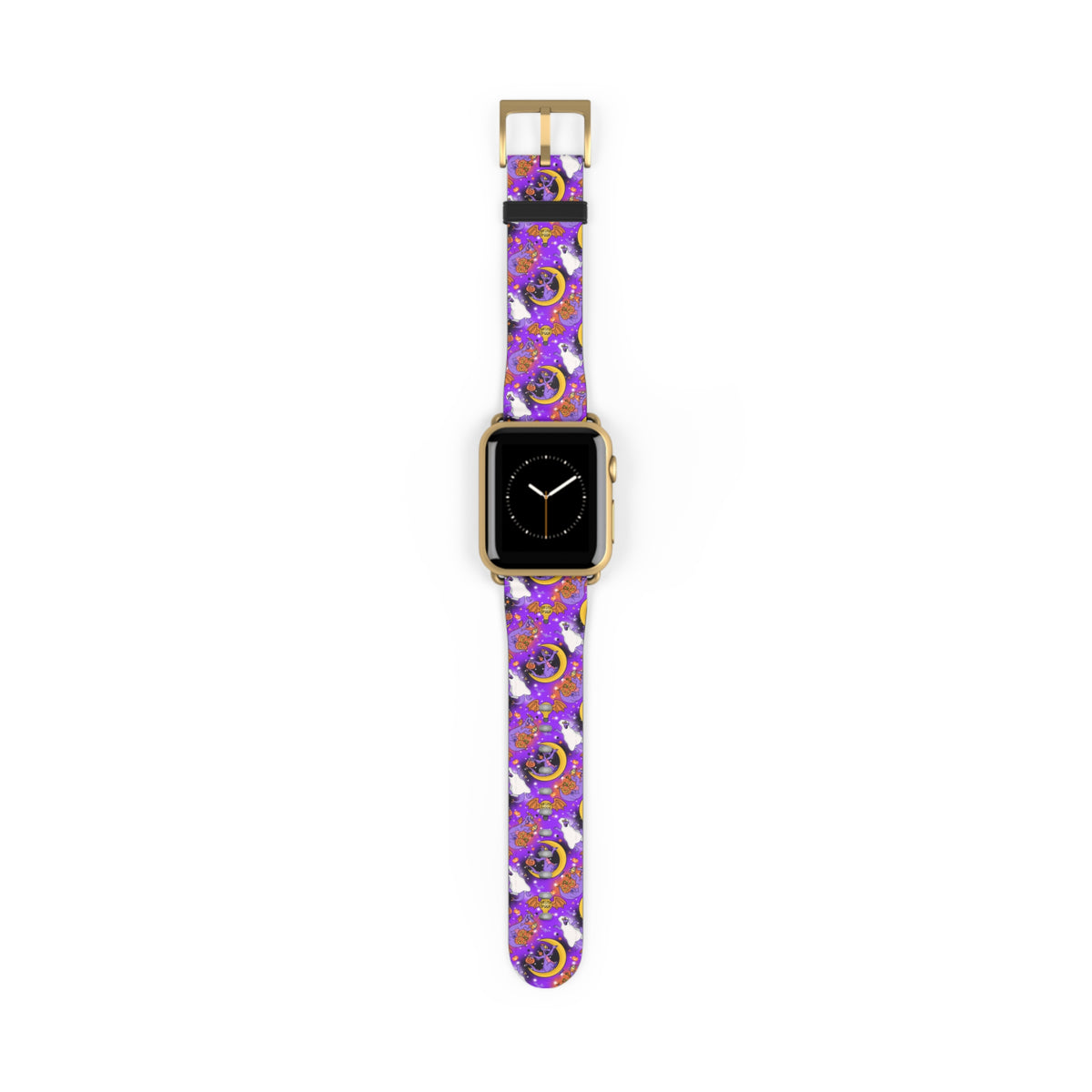Figment on the Moon Purple Whimsical Watch Band - Apple