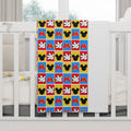 Checkerboard Mickey Hands Happily Ever After Baby Blanket
