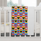 Checkerboard Mickey Hands Happily Ever After Baby Blanket