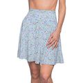Character Autographs on Blue Skater Skirt