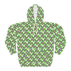Green Checkerboard Goofy Hooded Sweatshirt