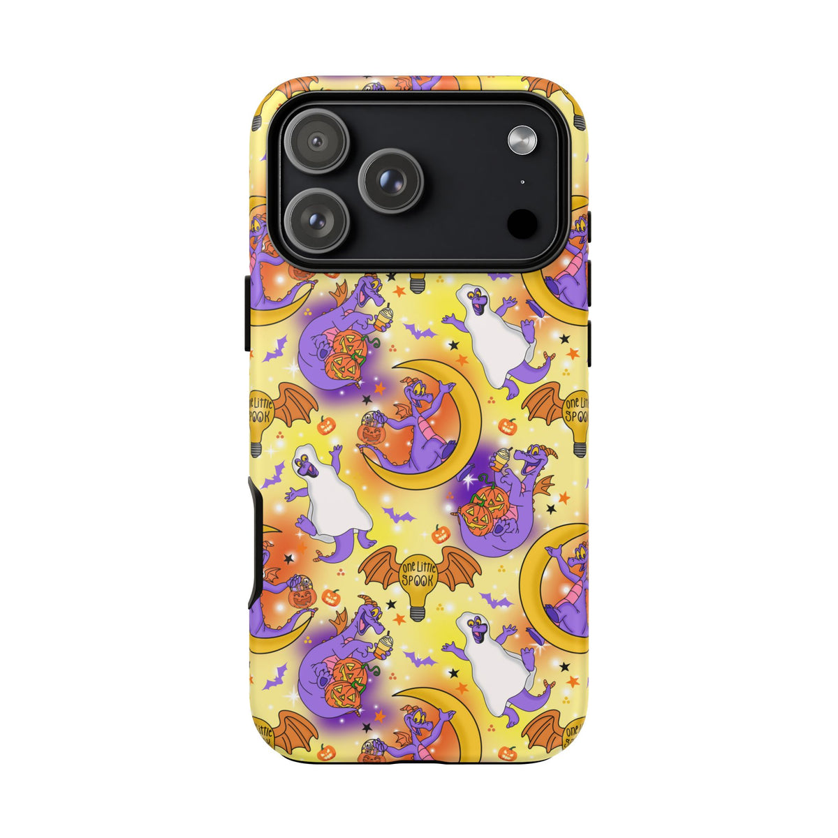 Figment on the Moon Yellow Resort Ready Cell Phone Tech Case