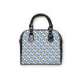 Blue Checkerboard Donald Shoulder Handbag