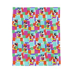 Colorblock Mickey Velveteen Plush Blanket